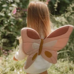 Little Dutch Fairy wings and magic wand - Pink - Fairy Garden