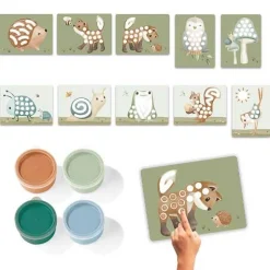 Little Dutch Finger paint set - Forest Friends New