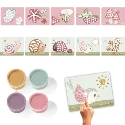 Little Dutch Finger paint set - Pink - Fairy Garden Discount