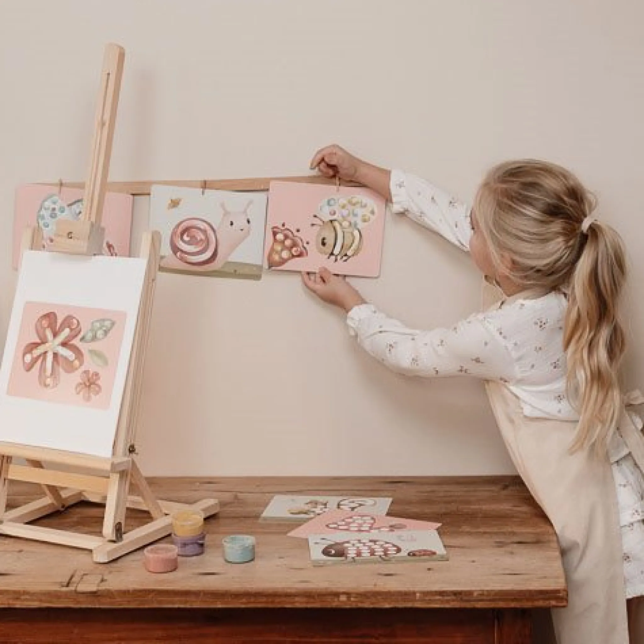 Little Dutch Finger paint set - Pink - Fairy Garden Discount
