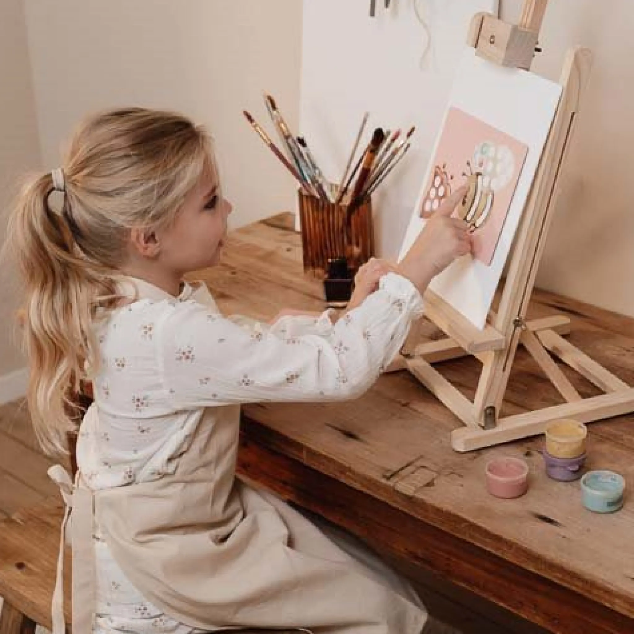 Little Dutch Finger paint set - Pink - Fairy Garden Discount