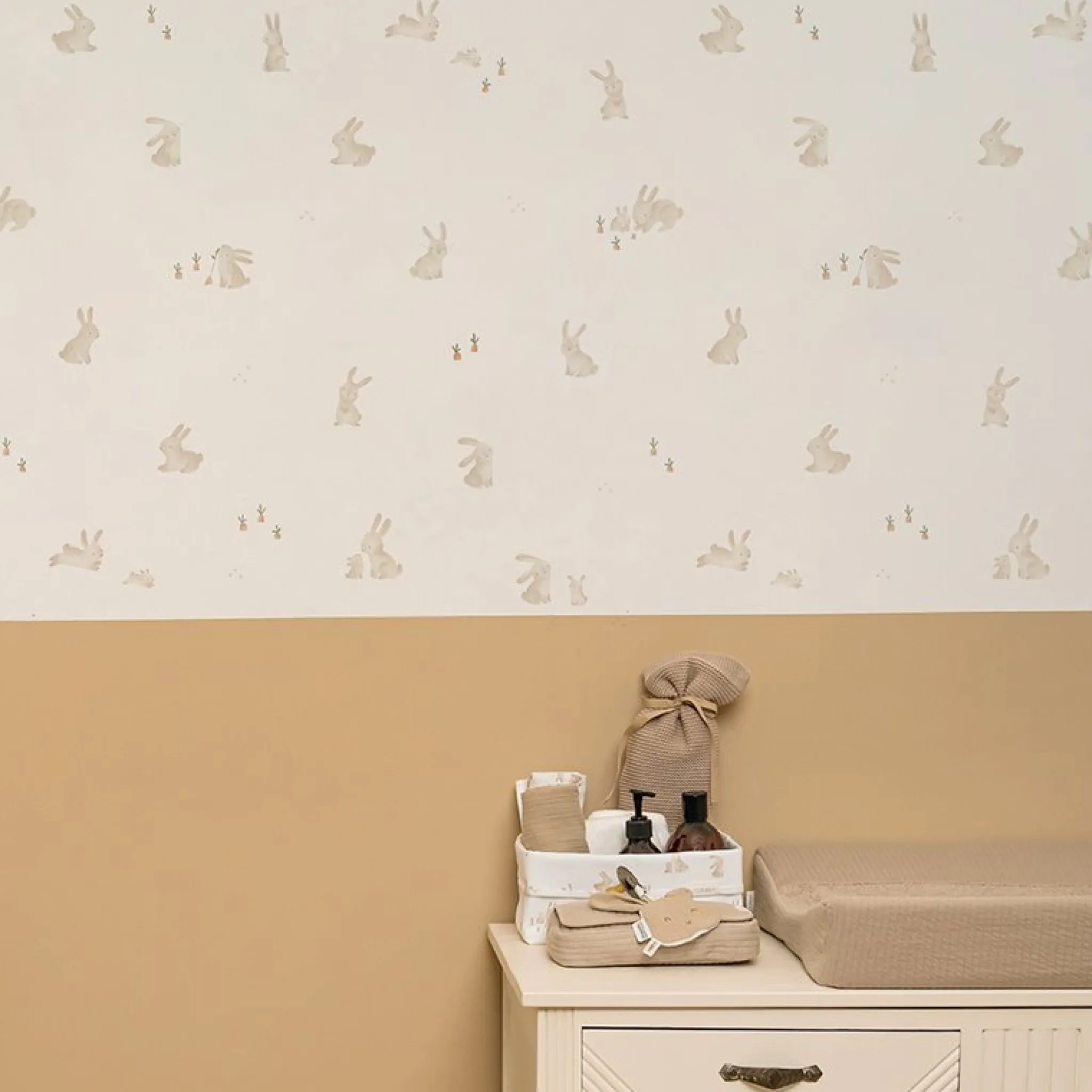 Little Dutch Fleece wallpaper Baby Bunny Outlet