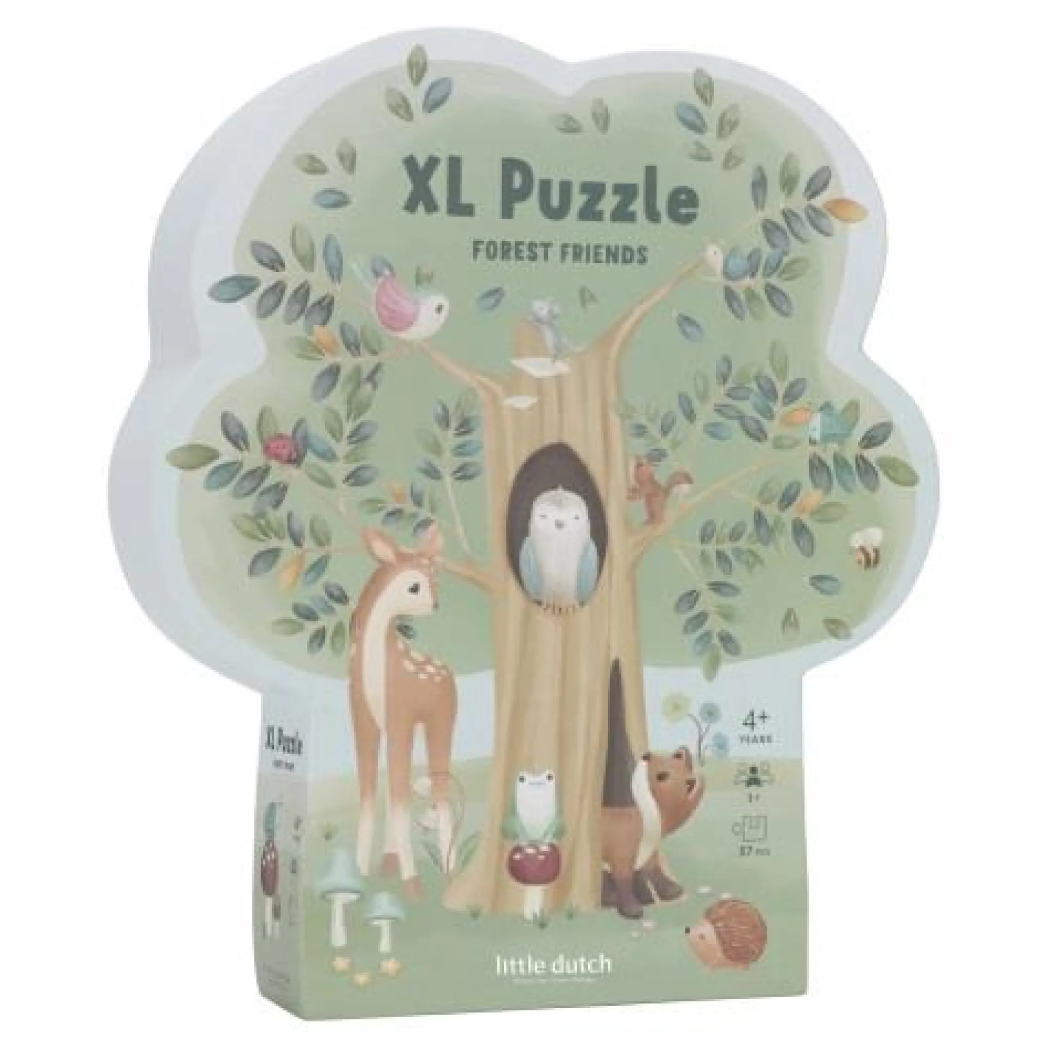 Little Dutch Floor puzzle - Blue - Forest Friends Outlet