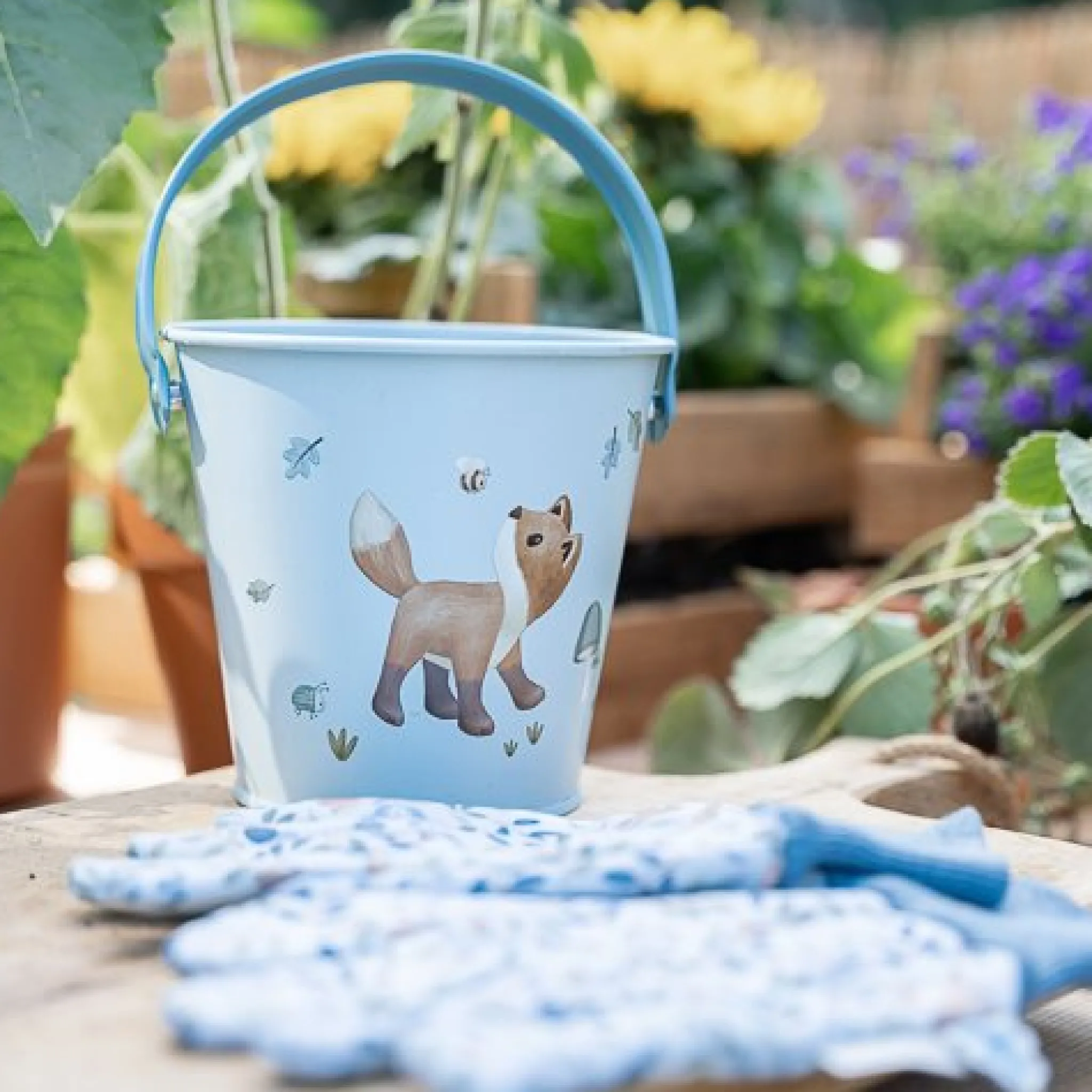 Little Dutch Garden bucket - Blue - Forest Friends Hot