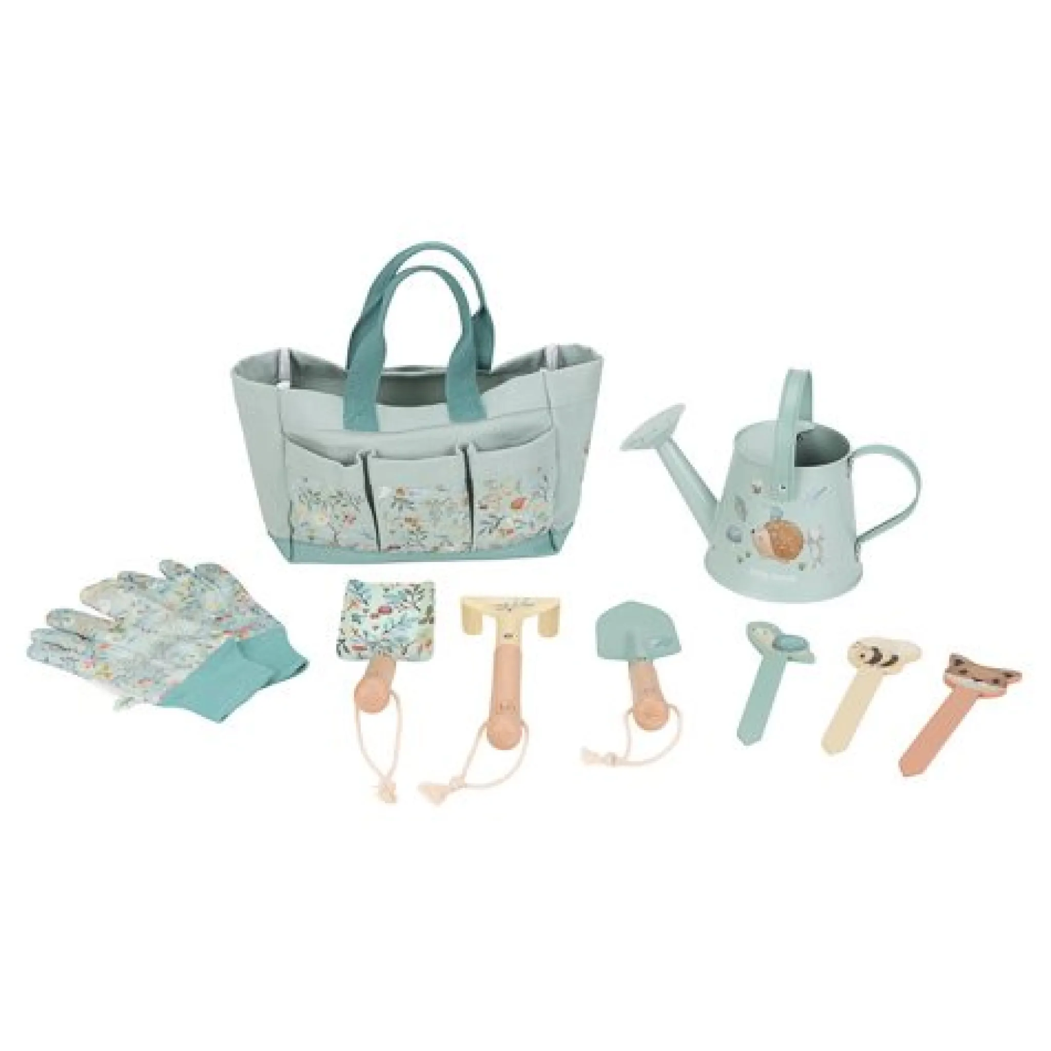 Little Dutch Garden gift set 10-piece - Blue - Forest Friends Best
