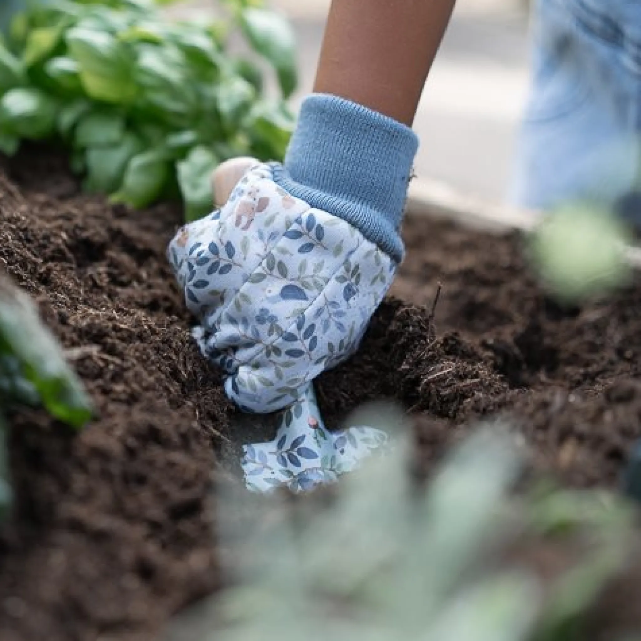 Little Dutch Garden gloves - Blue - Forest Friends Sale