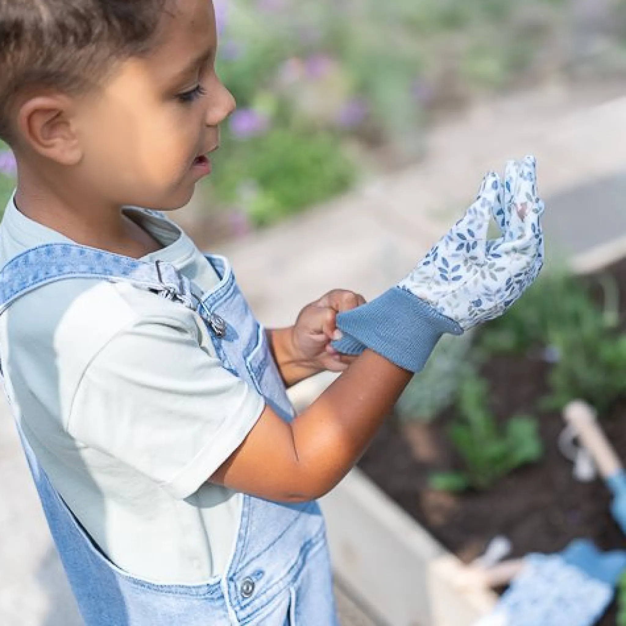 Little Dutch Garden gloves - Blue - Forest Friends Sale