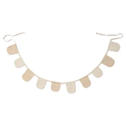 Little Dutch Garland with flags - Beige - Essentials Best
