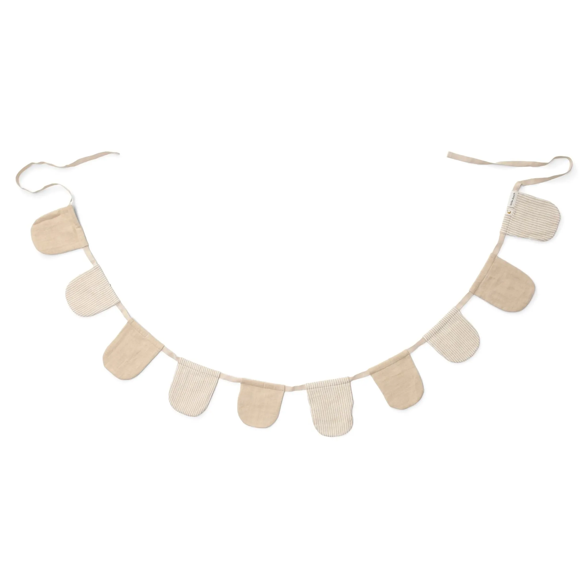 Little Dutch Garland with flags - Beige - Essentials Best