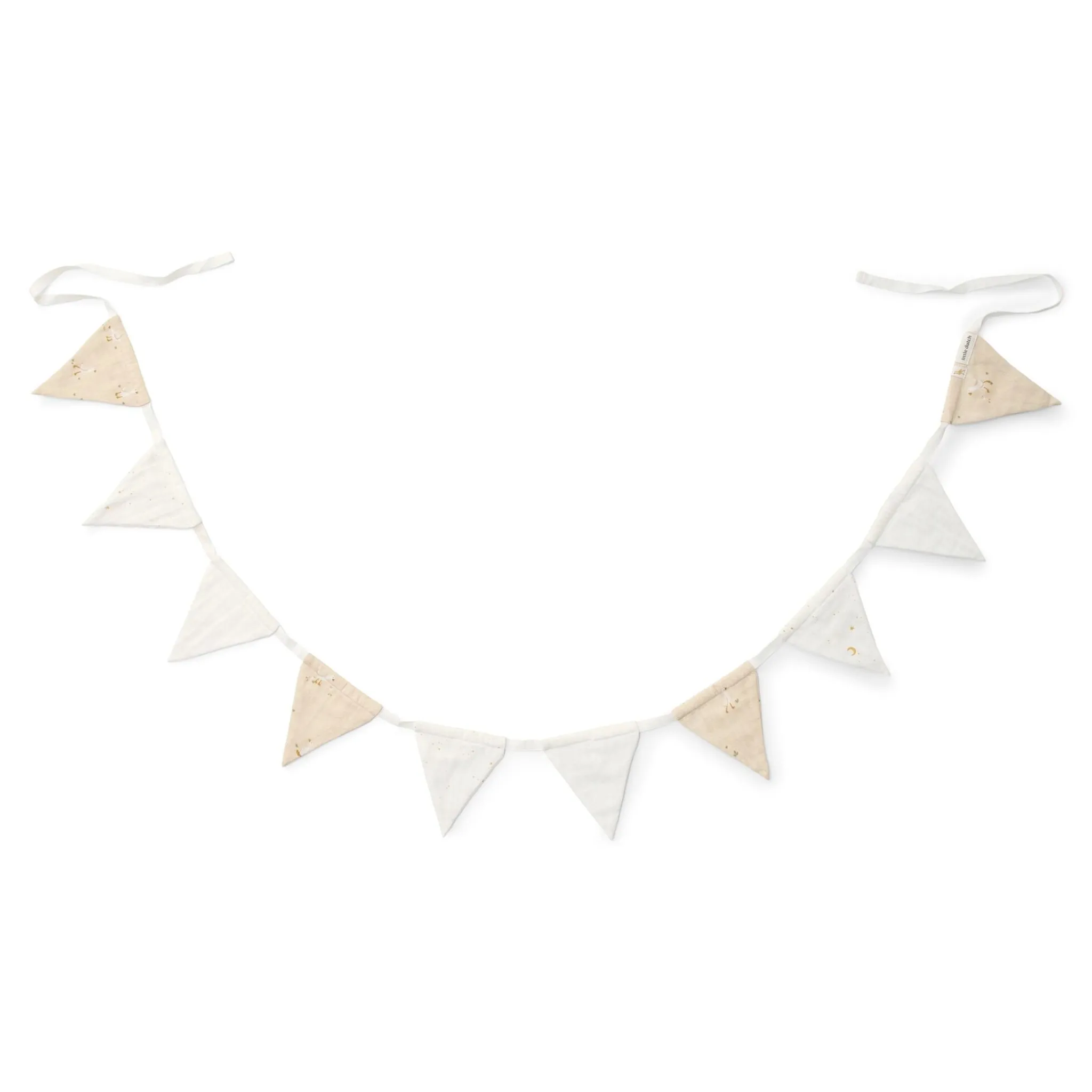 Little Dutch Garland with flags - Beige - Newborn Naturals - Little Goose Hot