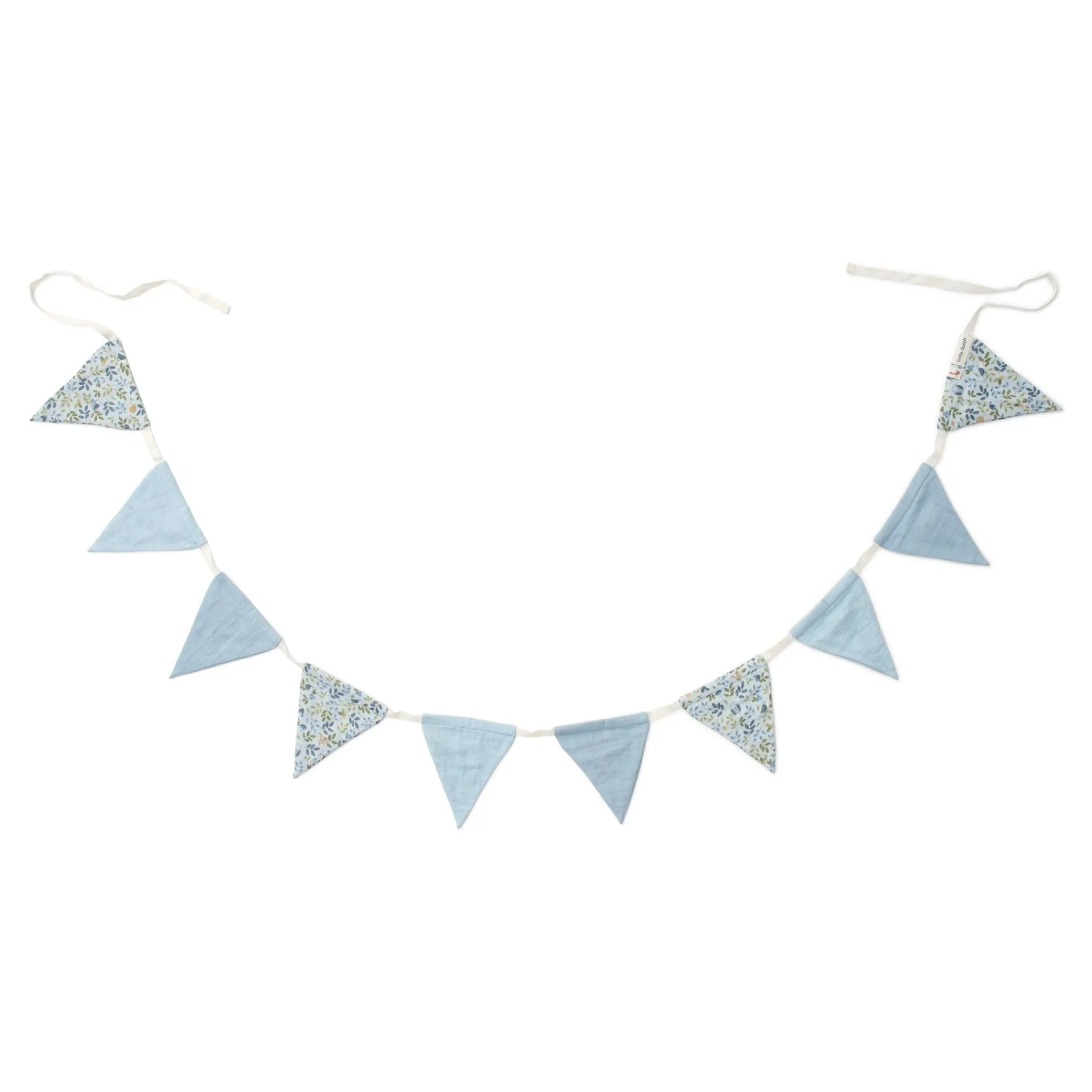 Little Dutch Garland with flags - Blue - Forest Friends - Forest Adventure New