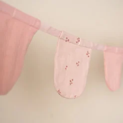 Little Dutch Garland with flags - Pink - Essentials Clearance