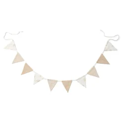 Little Dutch Garland with flags - White - Newborn Naturals - Baby Bunny Online
