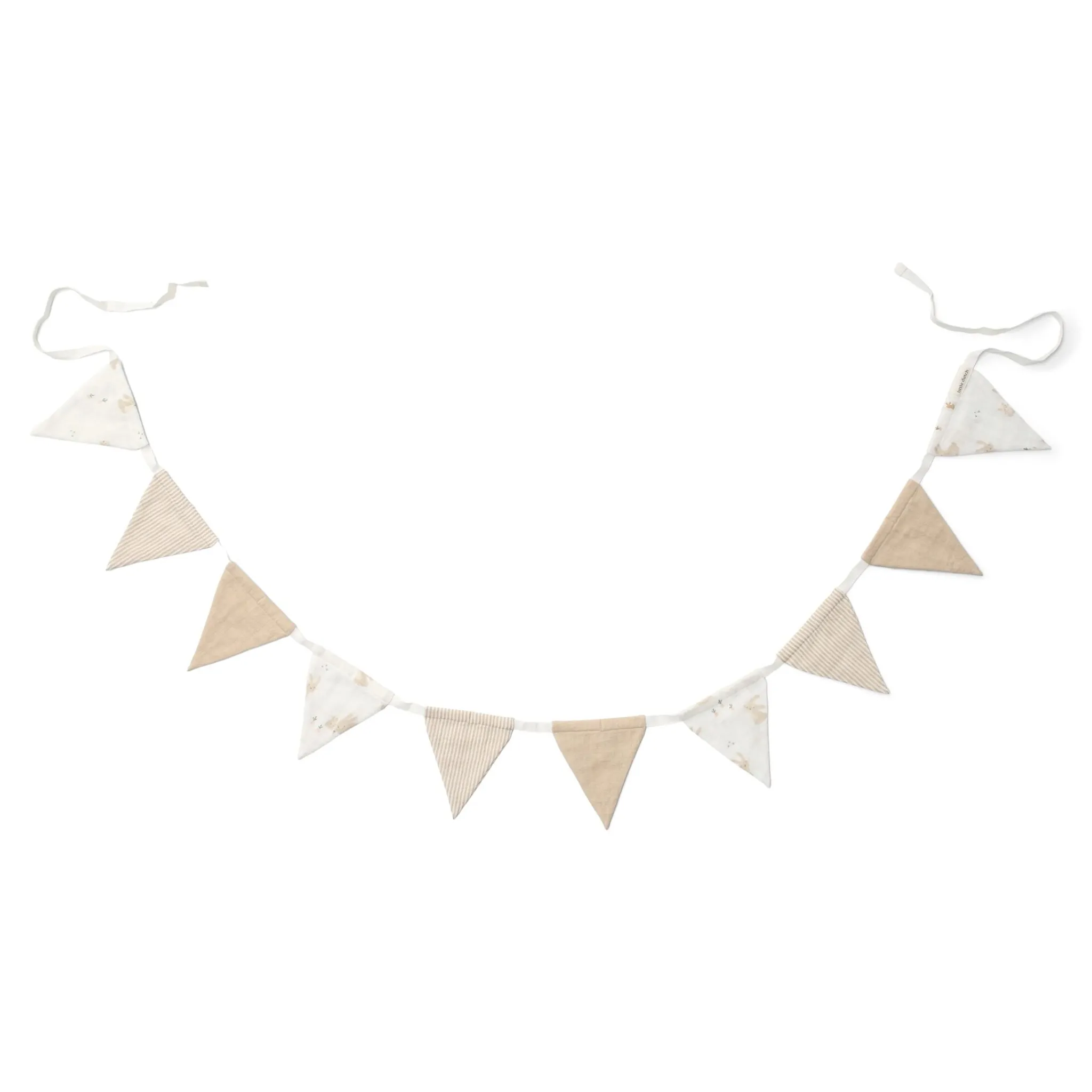 Little Dutch Garland with flags - White - Newborn Naturals - Baby Bunny Online