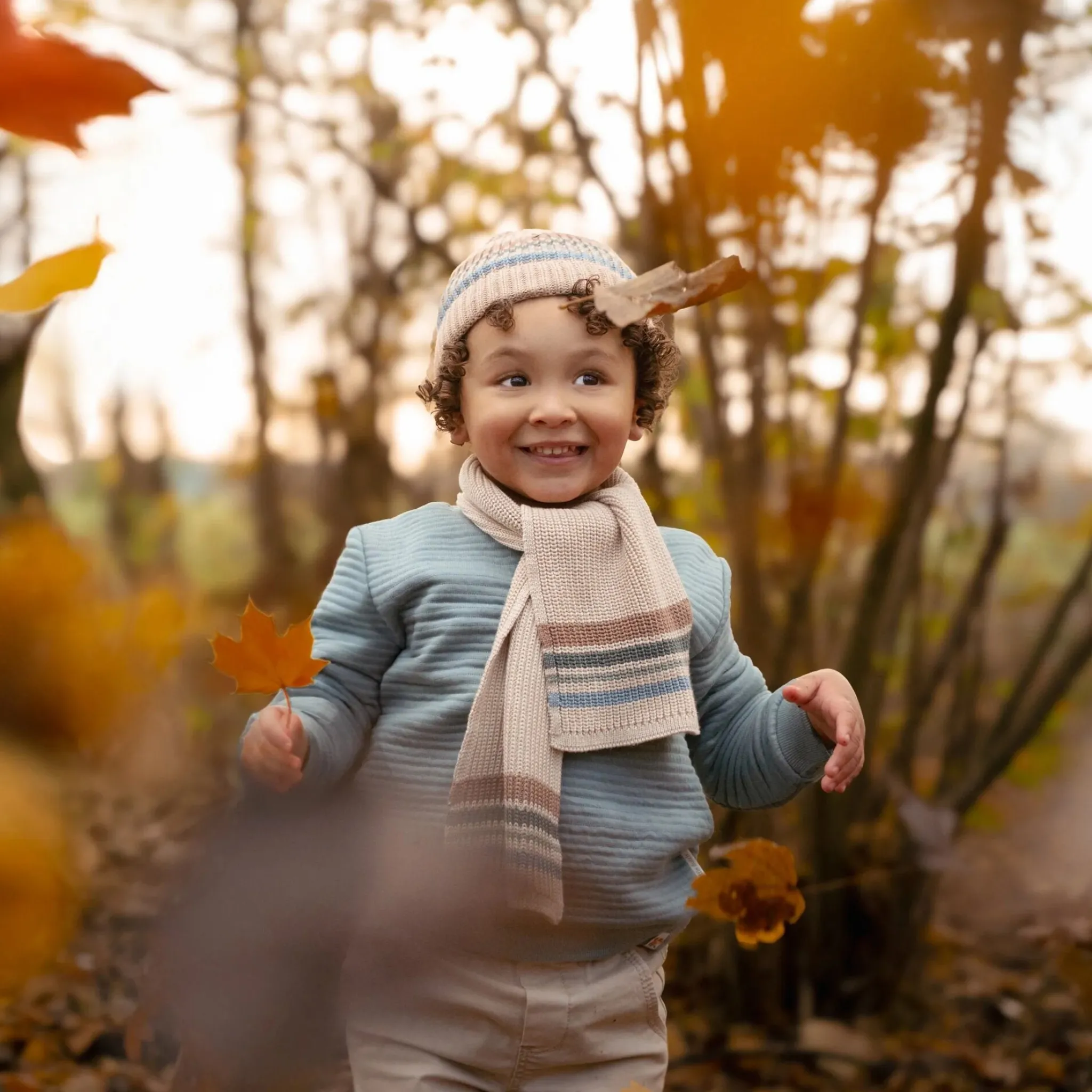 Little Dutch Hat - Brown - Forest Friends - Stripe