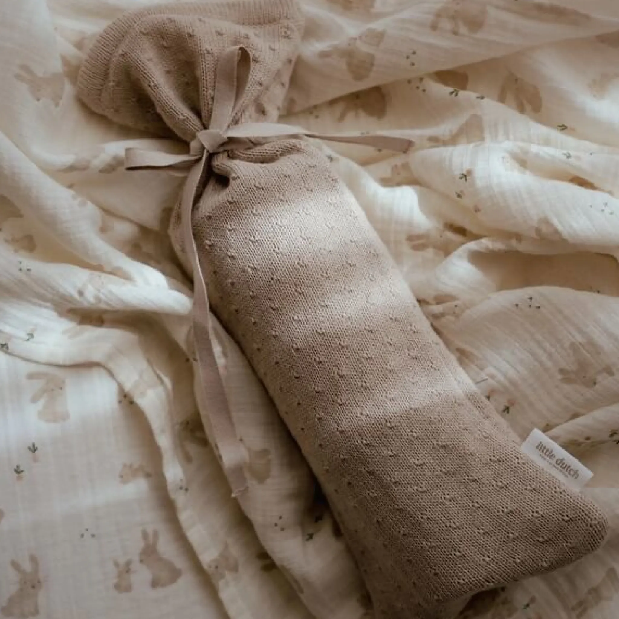 Little Dutch Hot water bottle cover - Beige - Essentials Hot