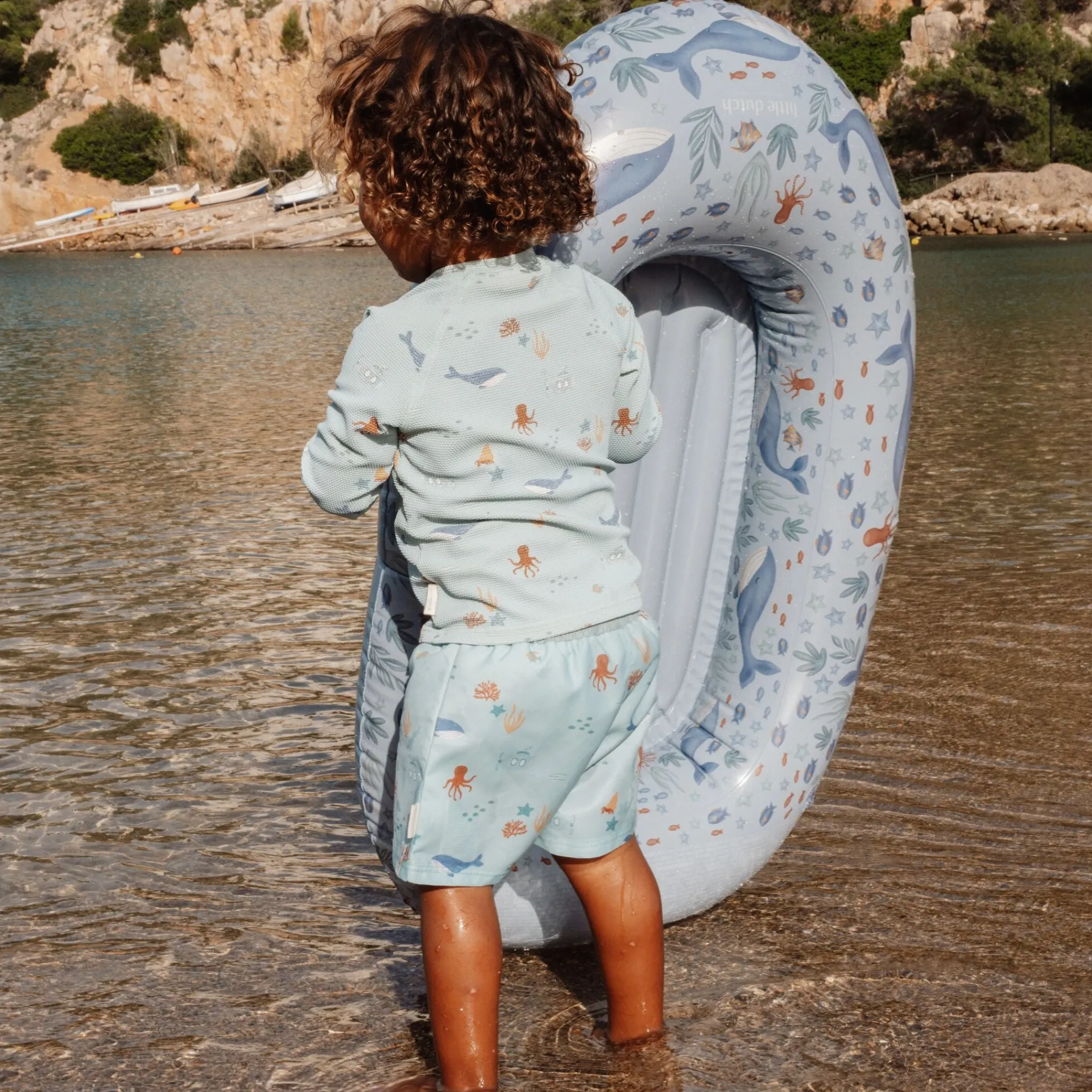 Little Dutch Inflatable boat - Blue - Ocean World Online
