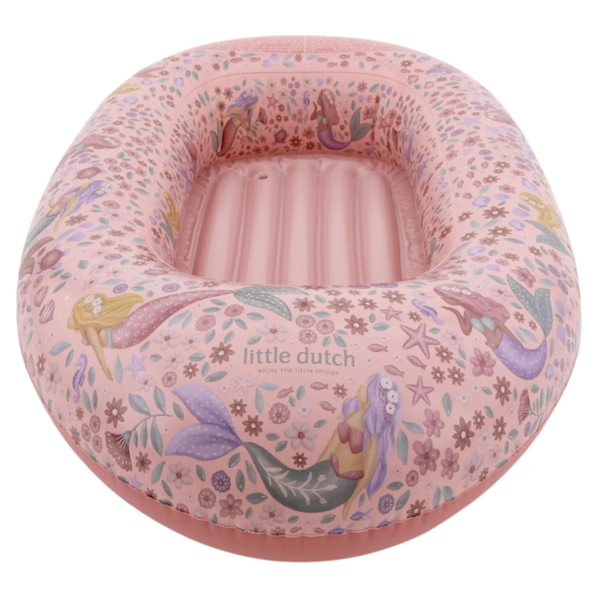 Little Dutch Inflatable Boat - Pink - Dreamy Mermaid Hot