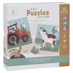 Little Dutch 4 in 1 puzzle Little Farm Online