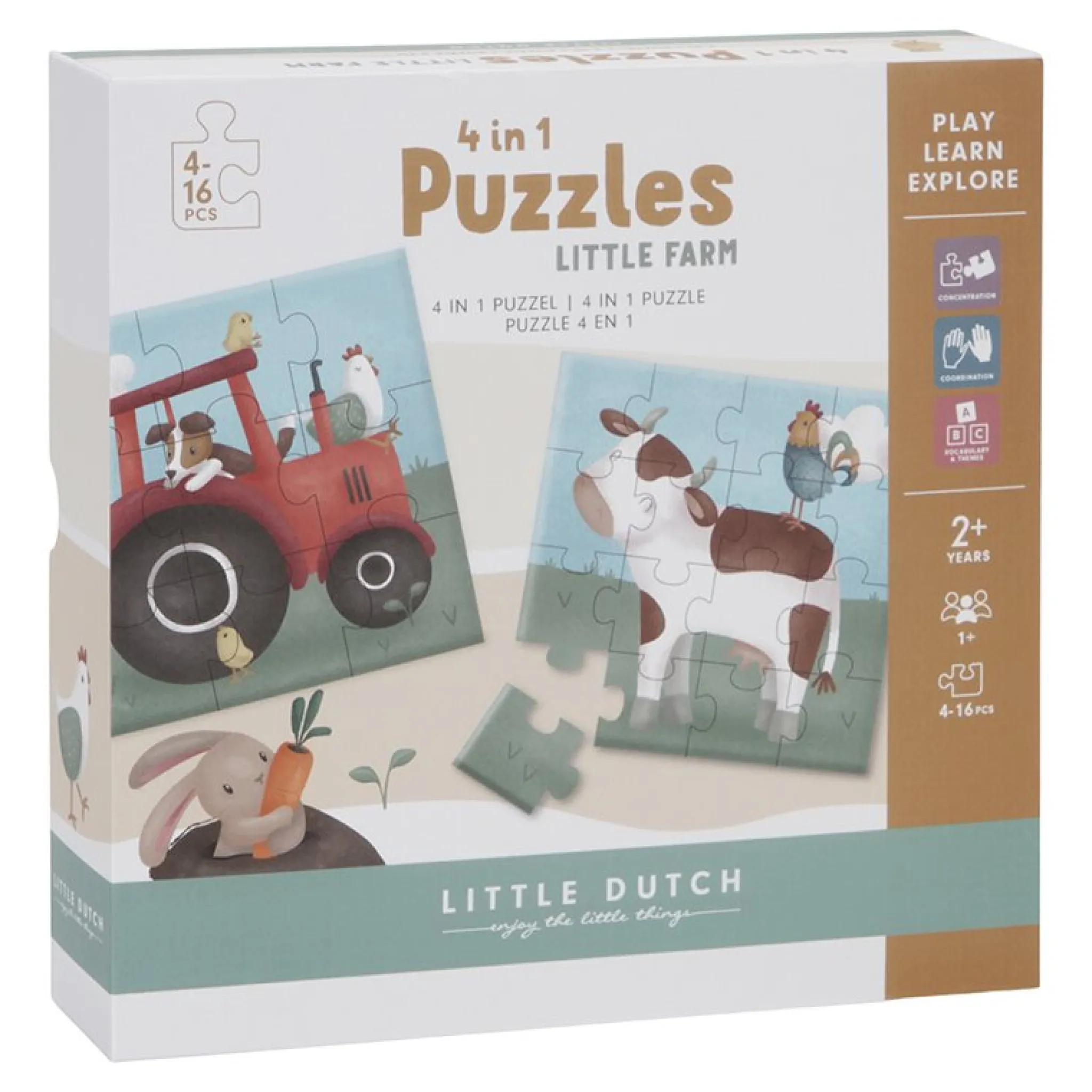 Little Dutch 4 in 1 puzzle Little Farm Online