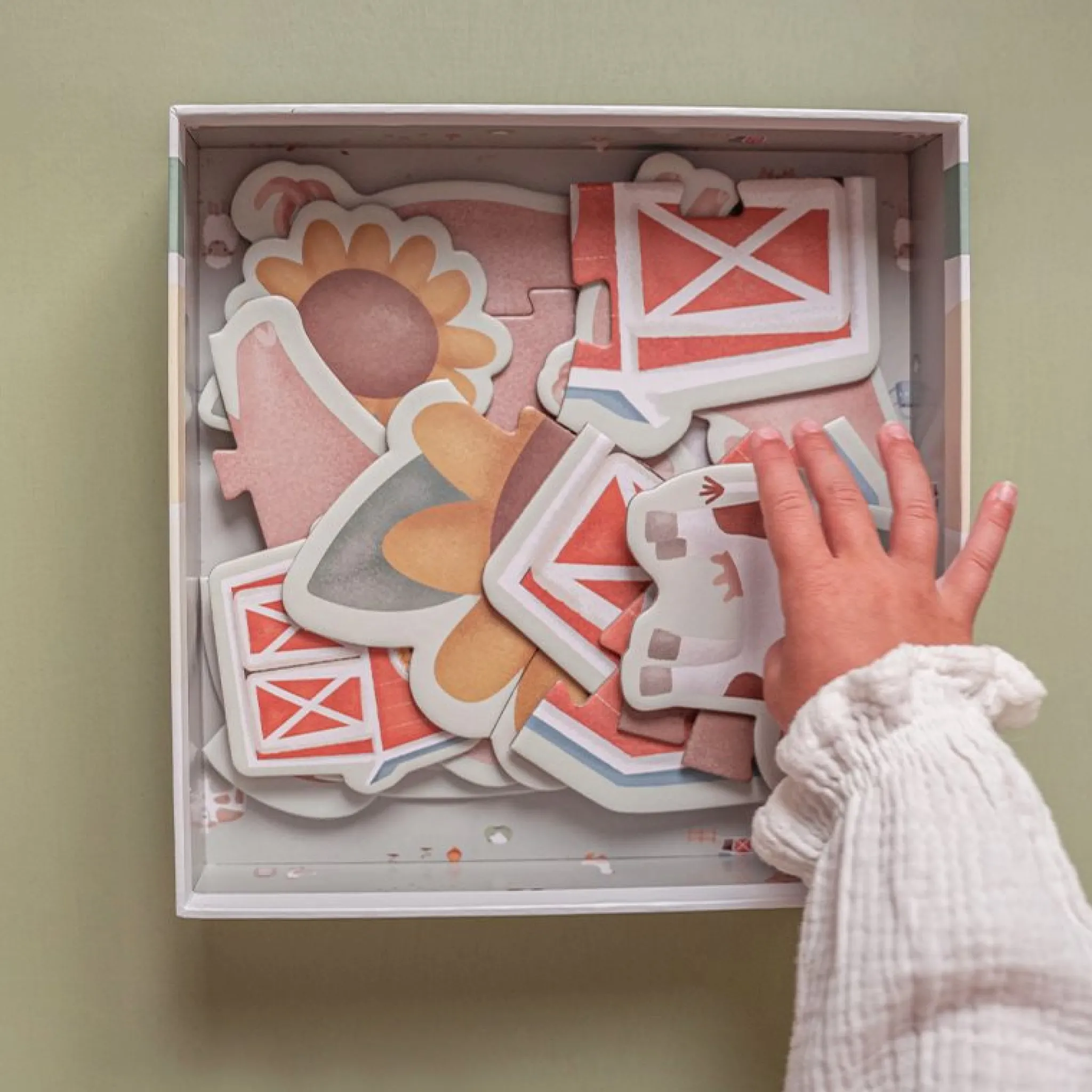 Little Dutch 6 in 1 puzzle Little Farm Discount