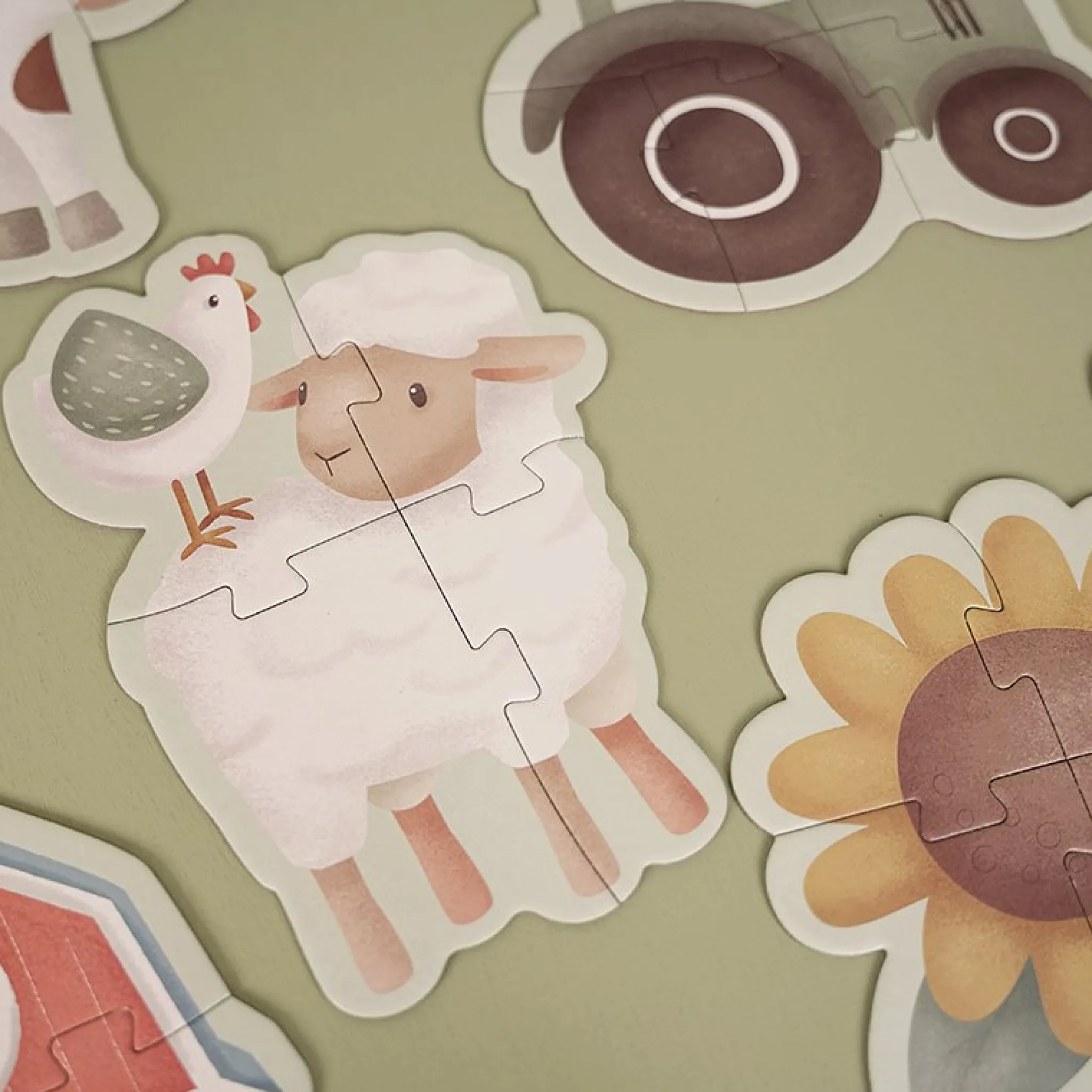 Little Dutch 6 in 1 puzzle Little Farm Discount
