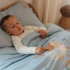Little Dutch Junior duvet cover - Blue - Forest Friends New
