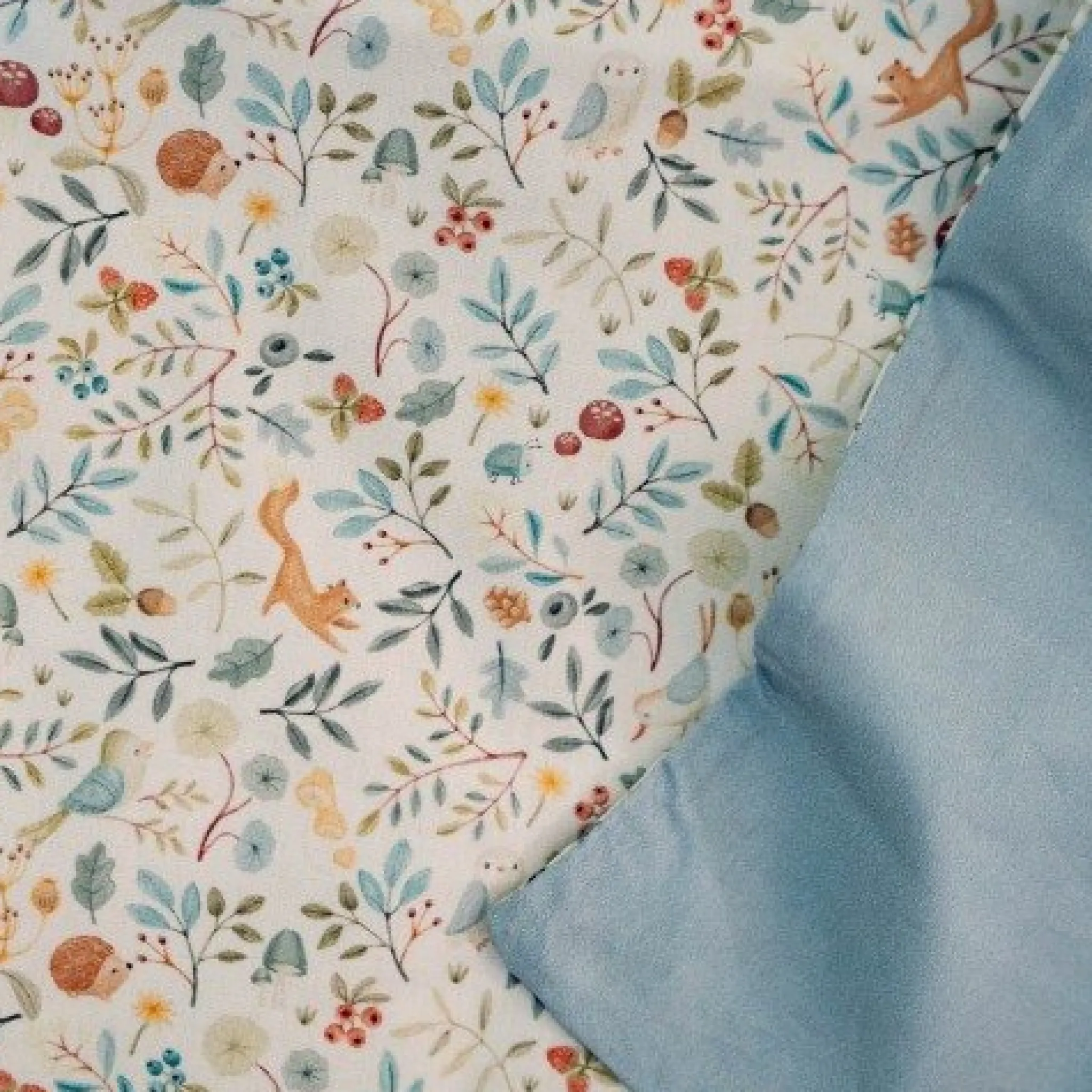 Little Dutch Junior duvet cover - Multicolored - Forest Friends - Forest Wonders Outlet