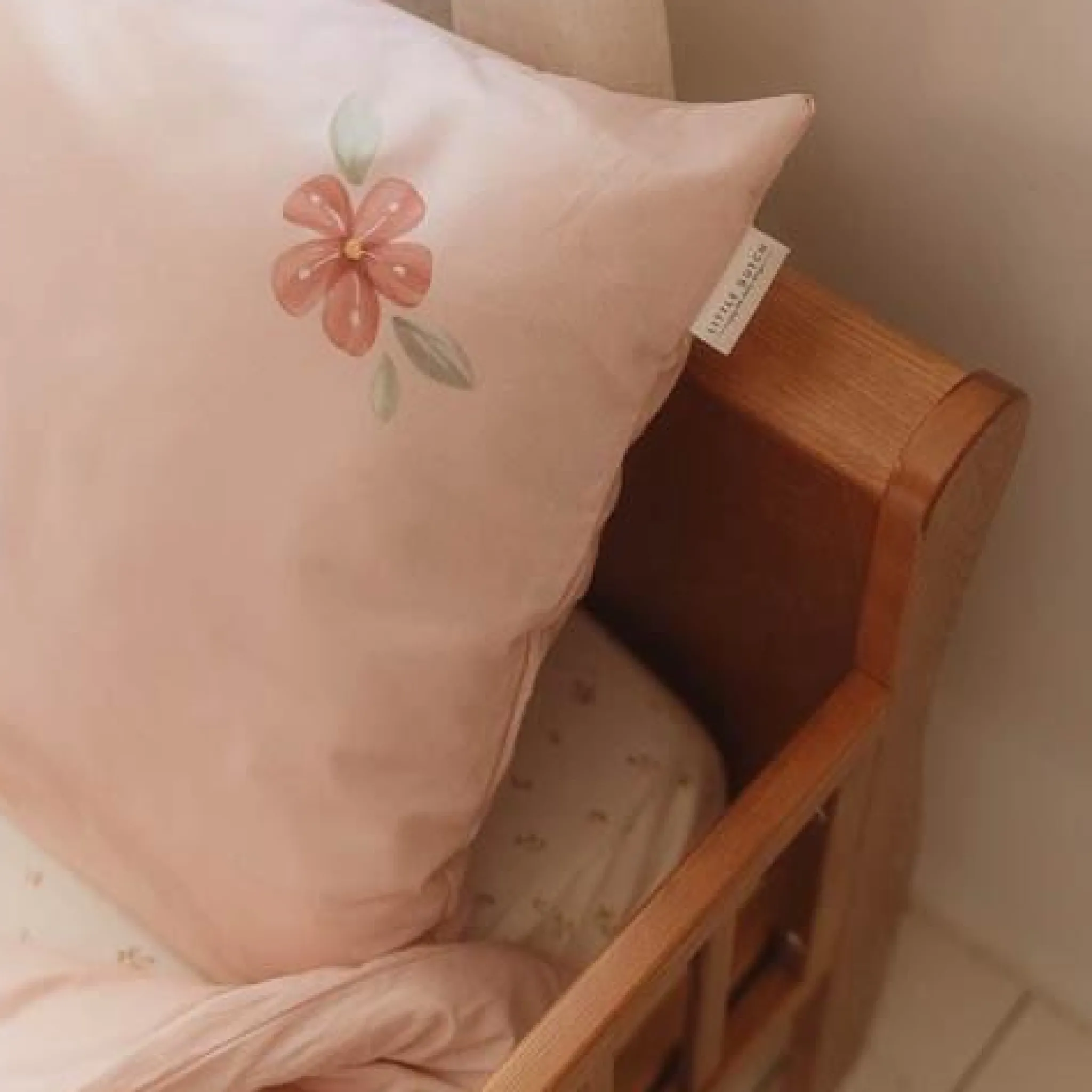 Little Dutch Junior duvet cover - Pink - Fairy Garden Online