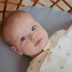 Little Dutch Junior Fitted Sheet - Blue - Size Junior - Essentials Best