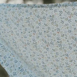 Little Dutch Junior Fitted Sheet - Blue - Size Junior - Forest Friends - Forest Adventure Online