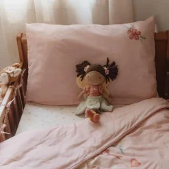 Little Dutch Junior fitted sheet - White - Size Junior - Fairy Garden - Fairy Blossom Outlet