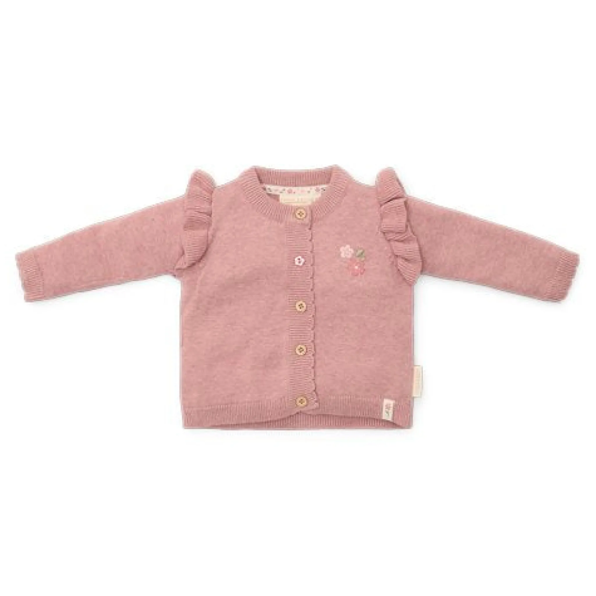Little Dutch Knitted cardigan - Pink - Fairy Garden Best