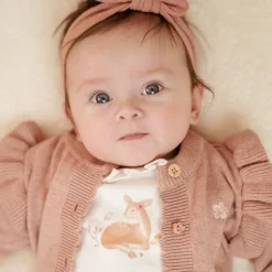 Little Dutch Knitted cardigan - Pink - Fairy Garden Best