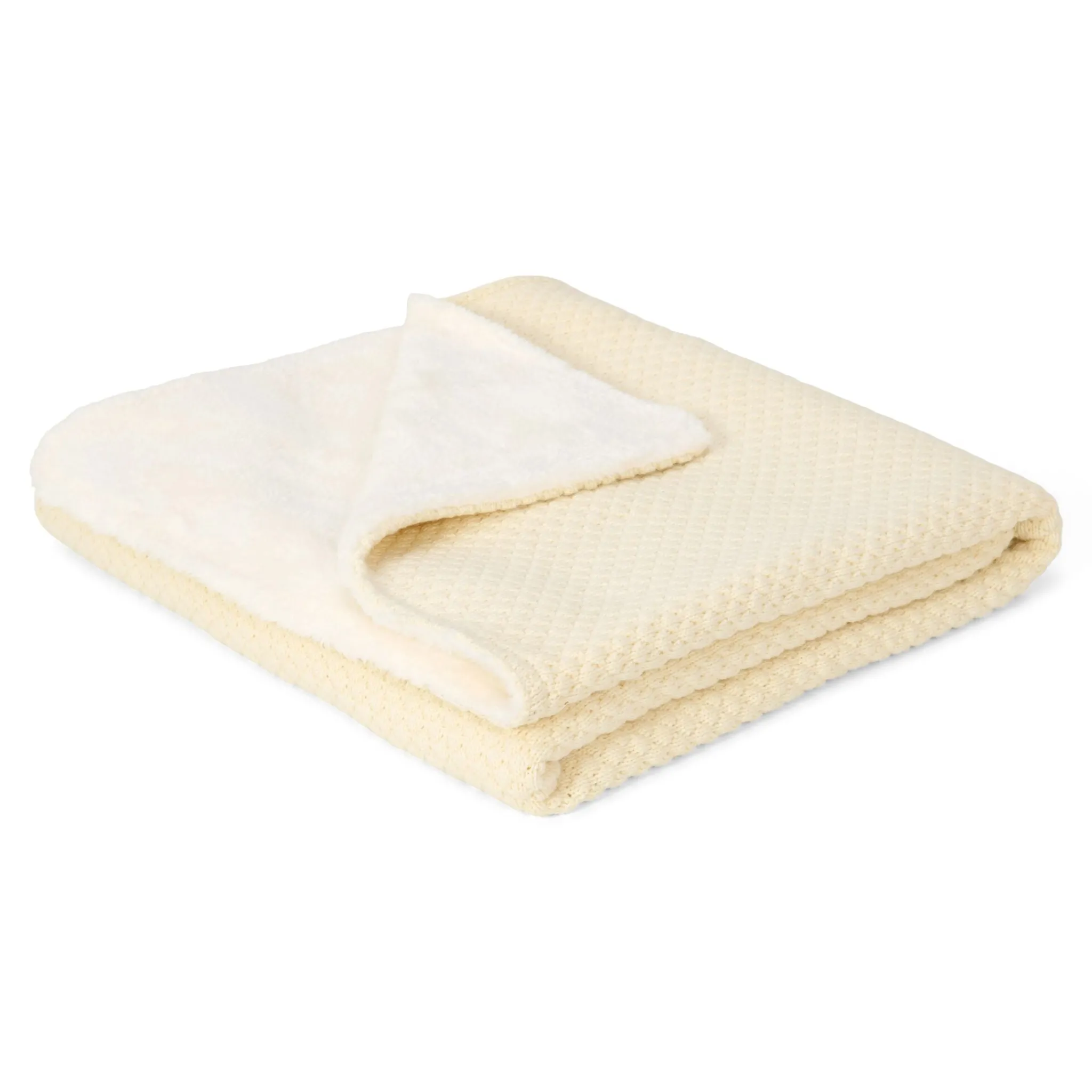 Little Dutch Knitted crib blanket – White – Essentials Hot