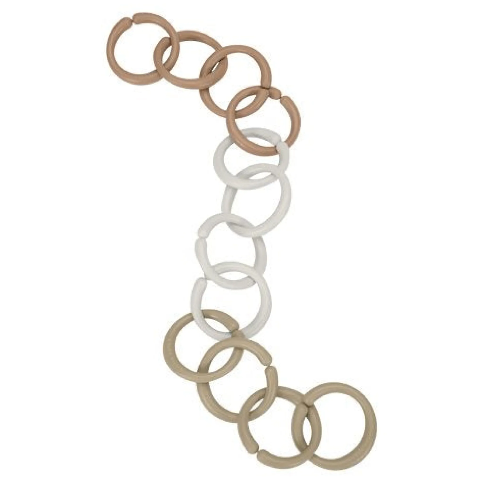 Little Dutch Little Loops toy rings - Beige New