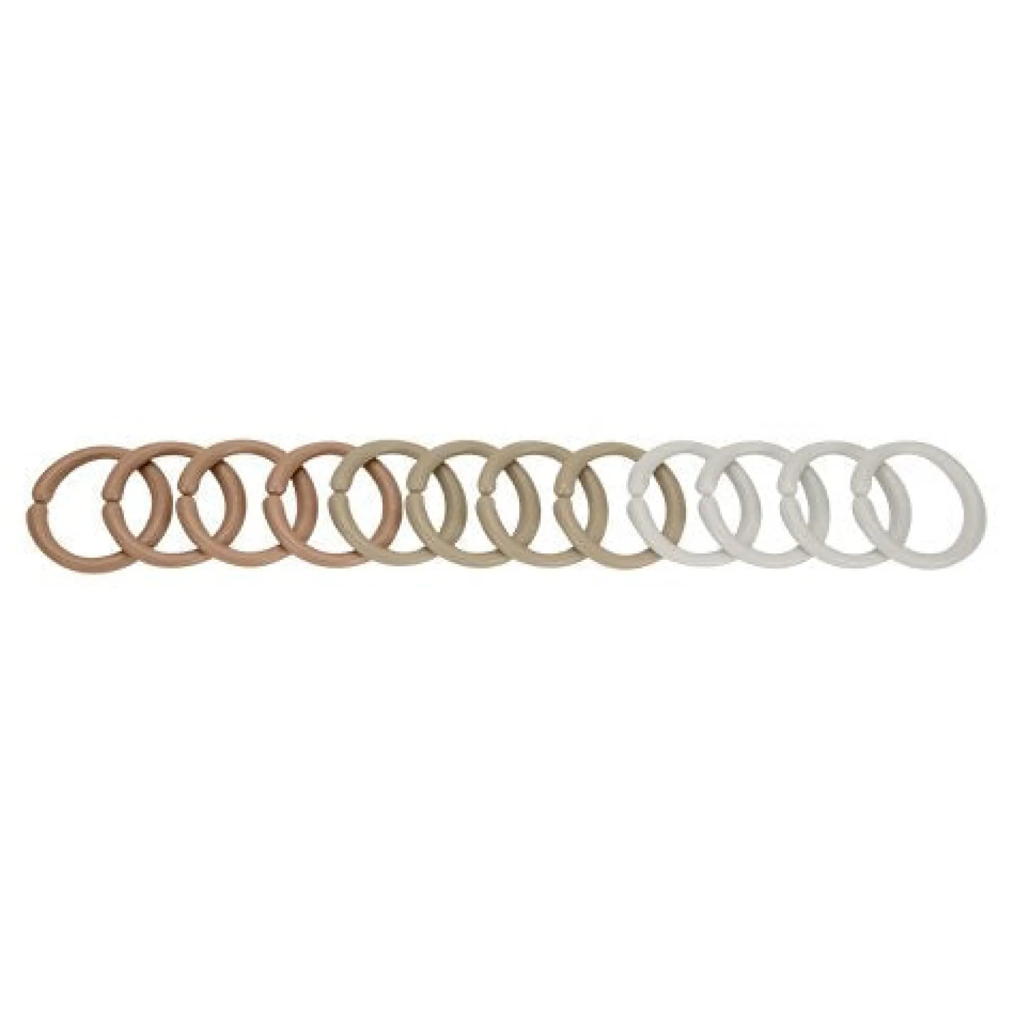 Little Dutch Little Loops toy rings - Beige New
