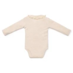 Little Dutch Long sleeve romper - Sand - Little Farm - Print