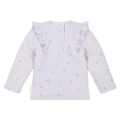 Little Dutch Long sleeve swim shirt - UPF 40 - Purple - Stripes Discount