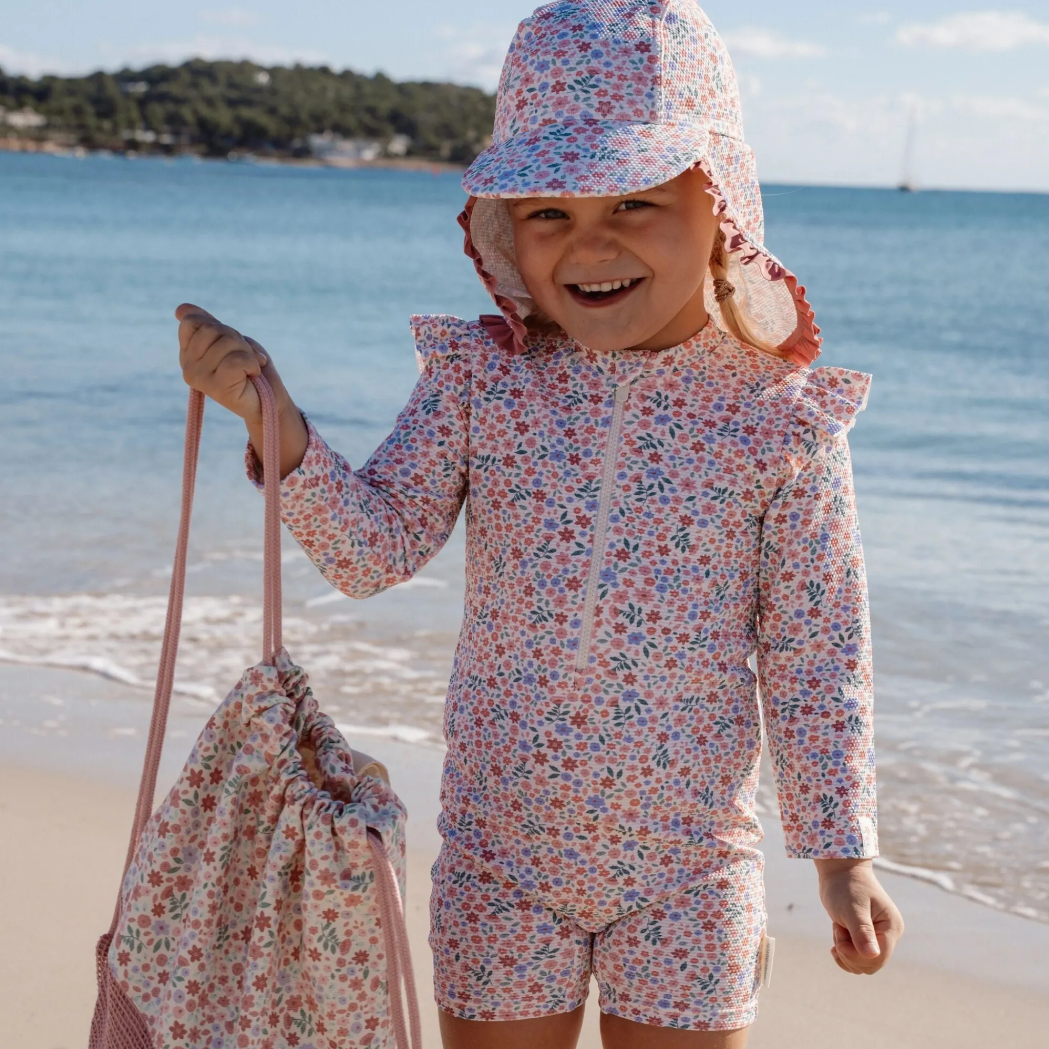 Little Dutch Long sleeve swimsuit - UPF 40 - Floral print Best