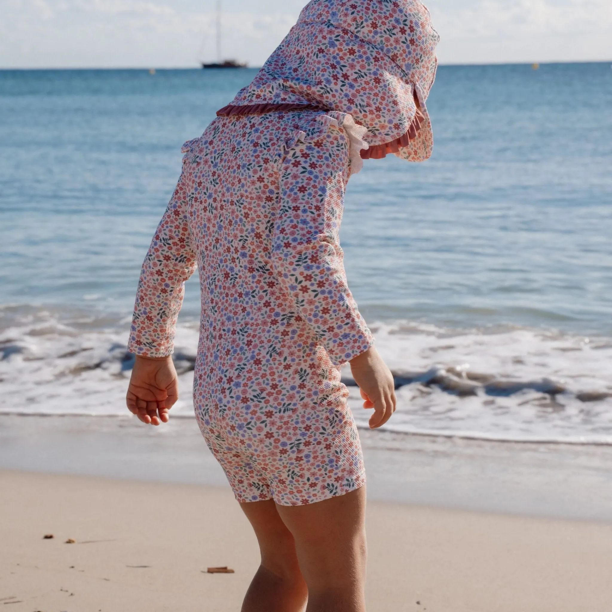 Little Dutch Long sleeve swimsuit - UPF 40 - Floral print Best