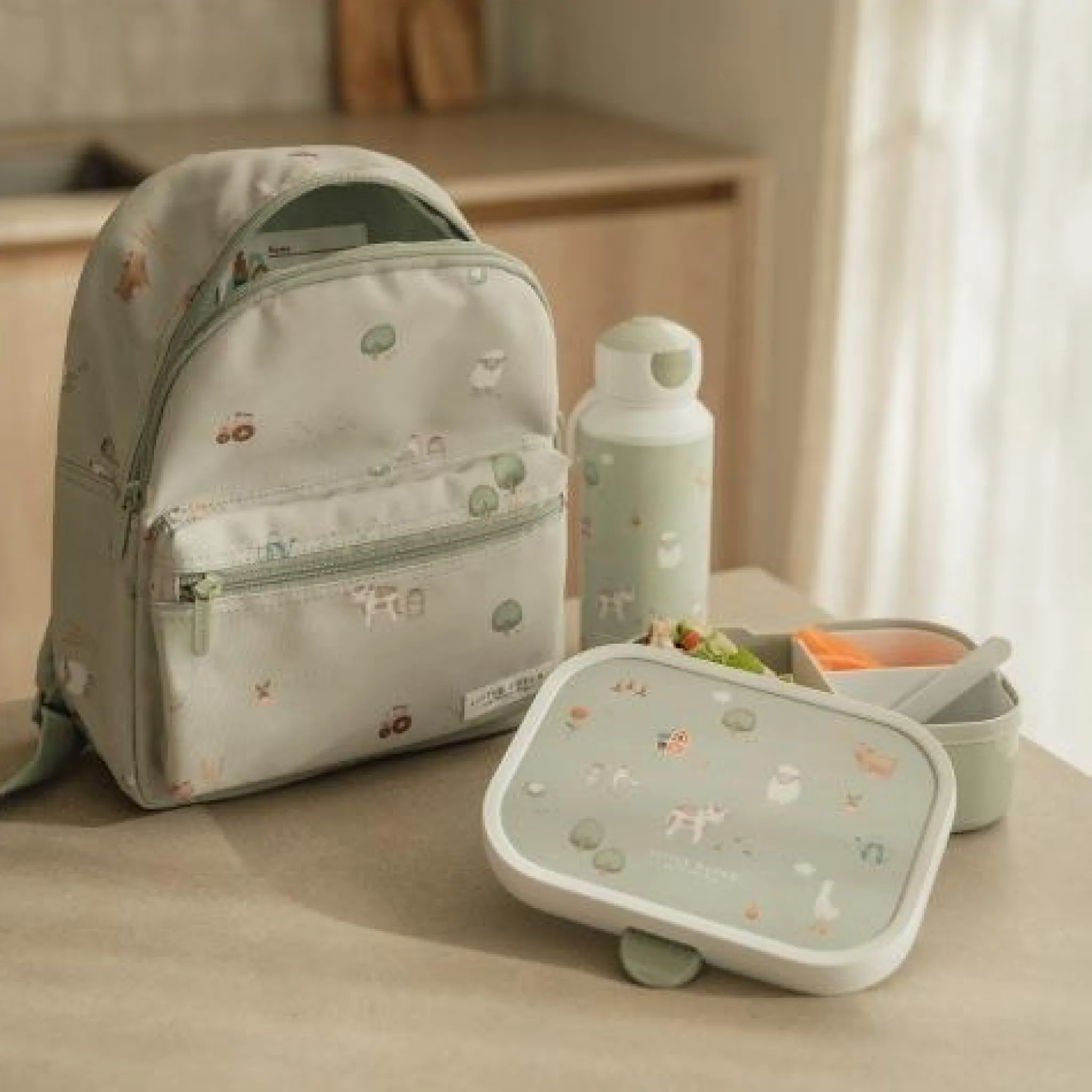Little Dutch Lunchbox - Green - Little Farm
