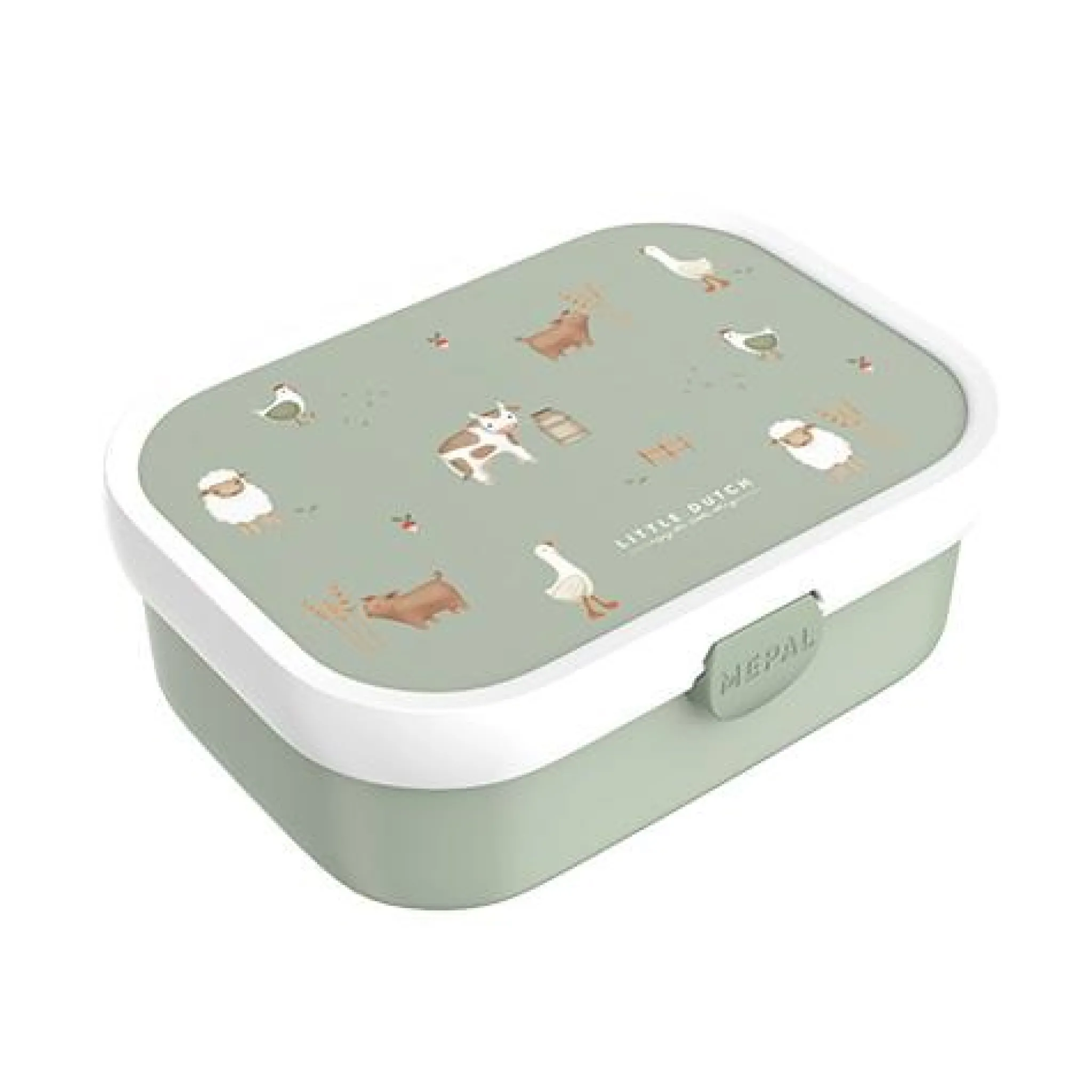 Little Dutch Lunchbox - Green - Little Farm