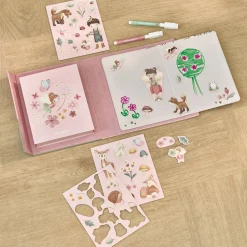 Little Dutch Magnetic activity book - Rosa Clearance