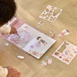 Little Dutch Magnetic activity book - Rosa Clearance
