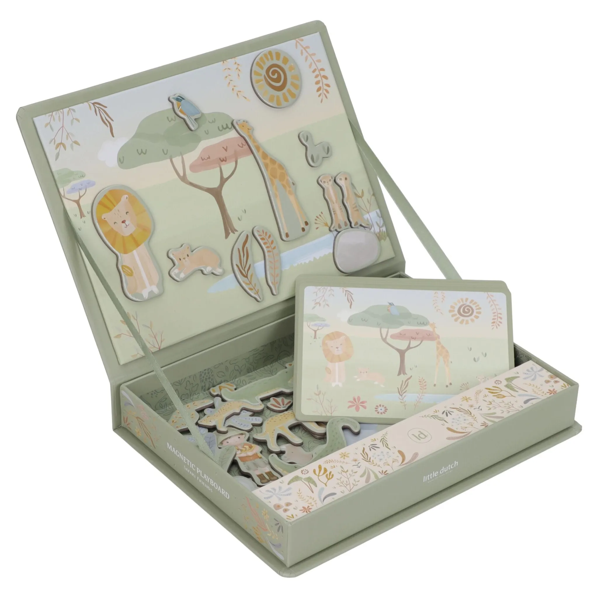 Little Dutch Magnetic game board Safari animals Clearance