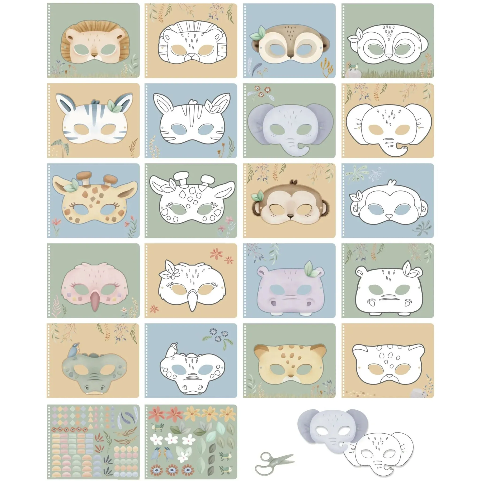 Little Dutch Making masks craft book - Jim Sale