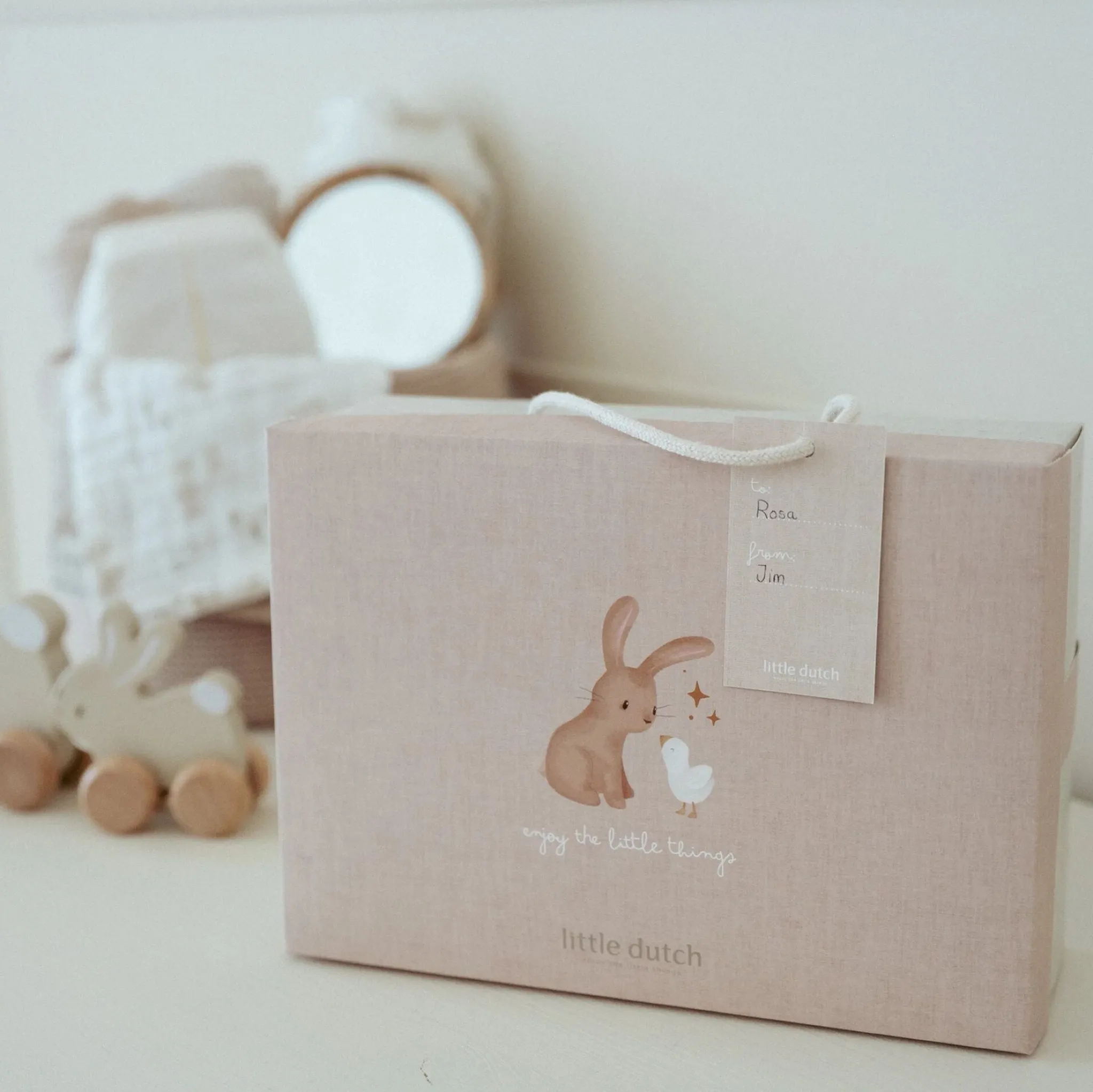 Little Dutch Maternity gift clothing set - Beige Clearance