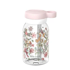 Little Dutch Mepal Drinking Bottle with Straw 450 ml - Pink Online