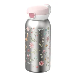 Little Dutch Mepal stainless steel pop-up drinks bottle 600 ml - Pink New